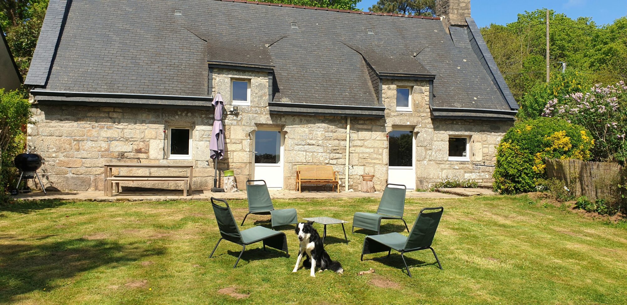 Gîte dogfriendly et son jardin privatif à Quistinic, Bretagne